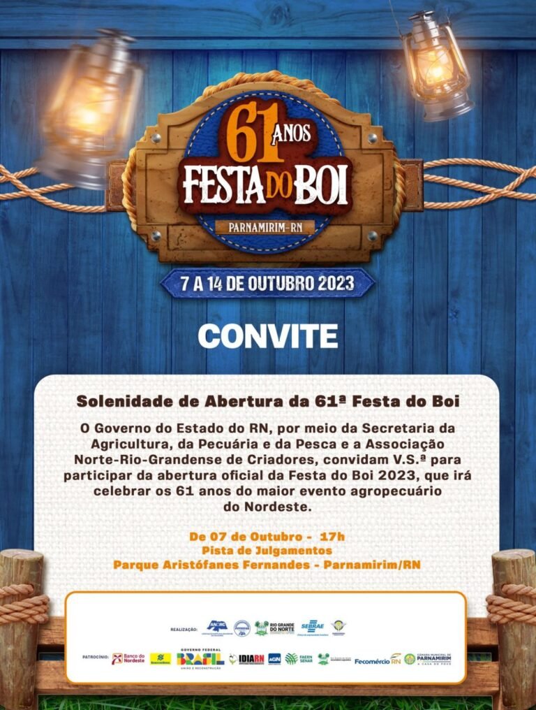 Festa do Boi 2023: maior exposição agropecuária do Nordeste começa amanhã (07)