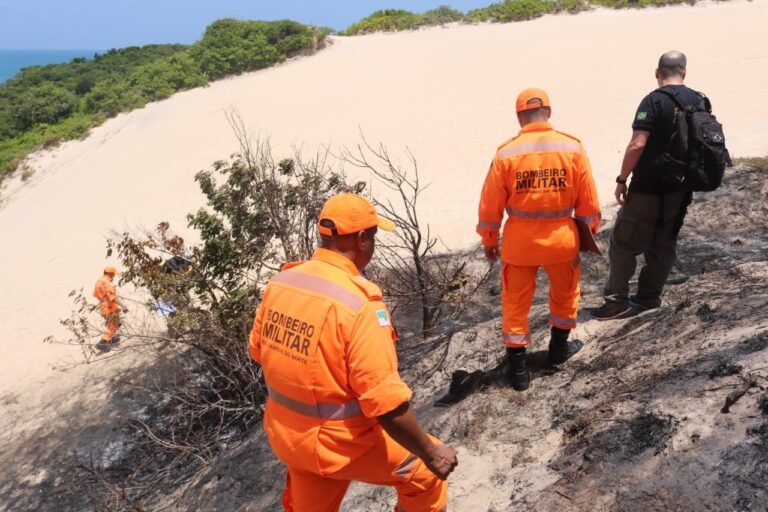 Laudo com causa de incêndio no Morro do Careca sairá em 30 dias Laudo com causa de incêndio no Morro do Careca sairá em 30 dias