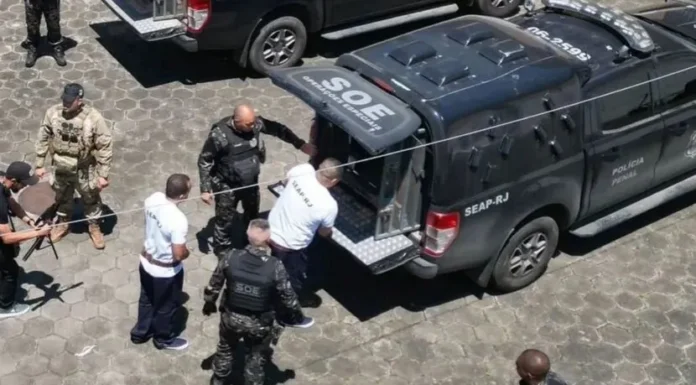 Chefes do Comando Vermelho são transferidos para a mesma penitenciária de Fernandinho Beira-Mar