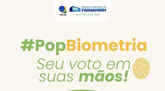 TRE promove ação para cadastramento da biometria na Câmara de Parnamirim