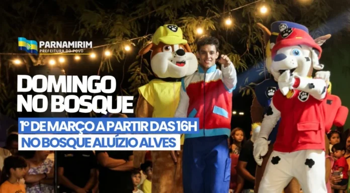 Parnamirim: Domingo no Bosque leva cultura ao Parque Aluízio Alves
