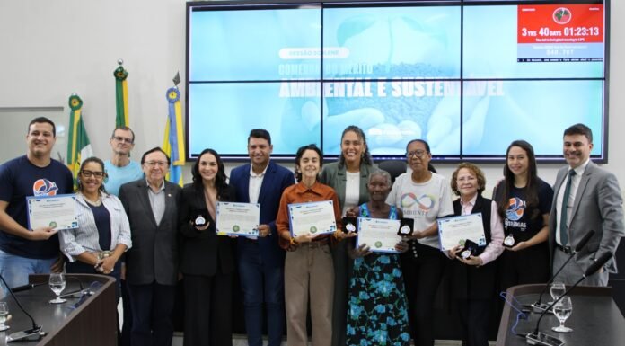 Câmara de Parnamirim entrega Comenda do Mérito Ambiental e Sustentável